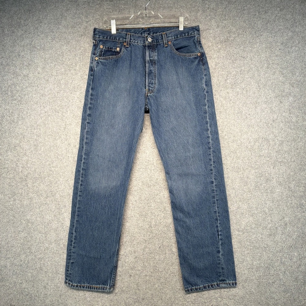 Vintage Levis 501 Made In USA Jeans Men's 34x32 (Fits 33x31) Denim 1997